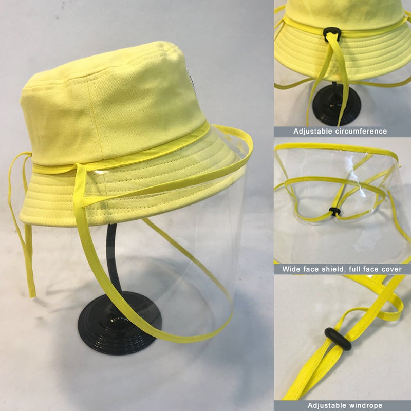 Protective Face Shield Yellow/Clear  - Image 2