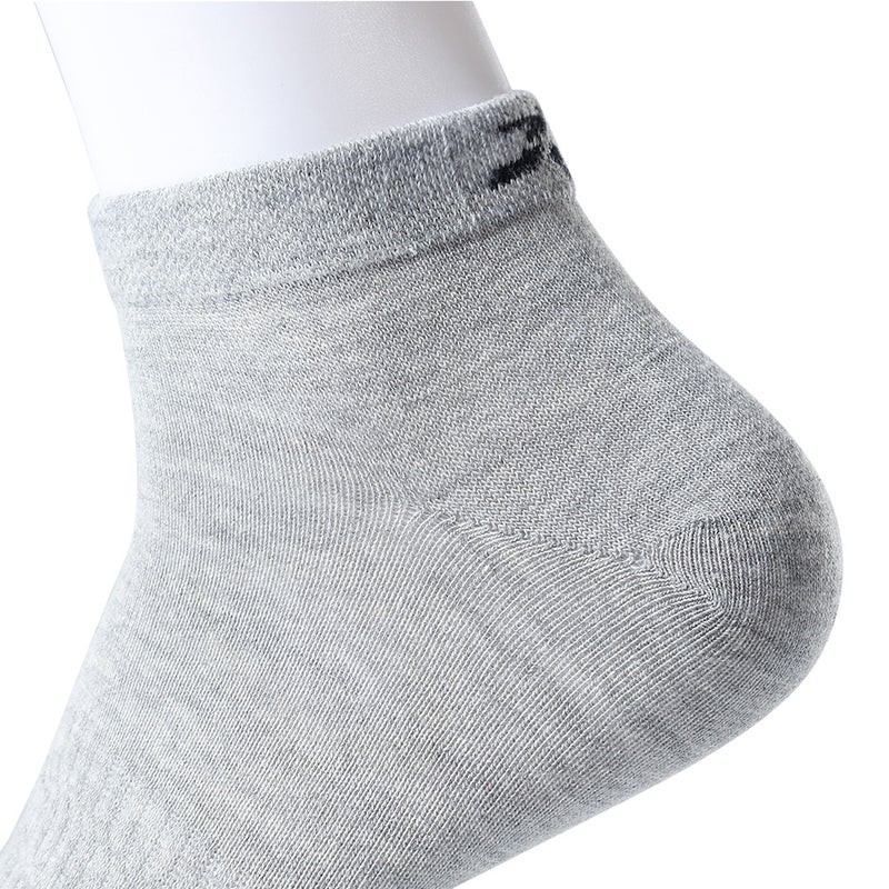 12 Pairs Of Solid Ankle Length Socks Black  - Image 5