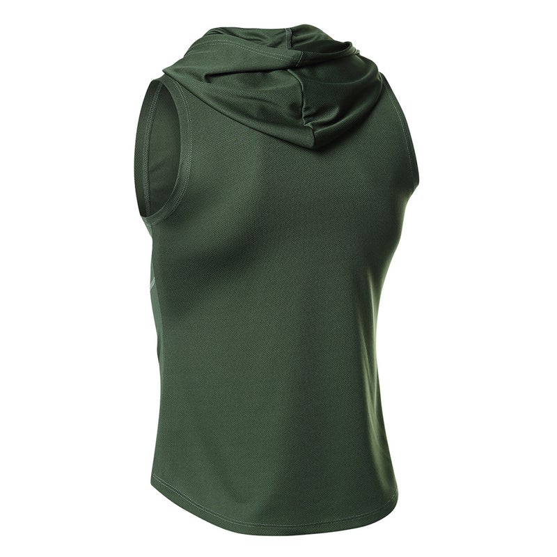 Generic - Athletic Hooded Vest Green - Image 1