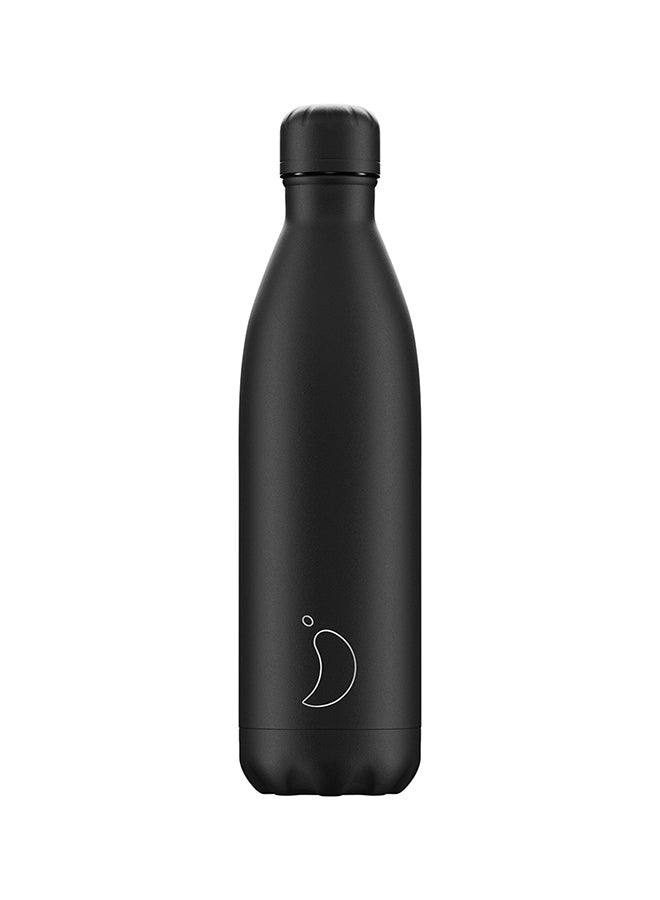 Monochrome Water Bottle All Black