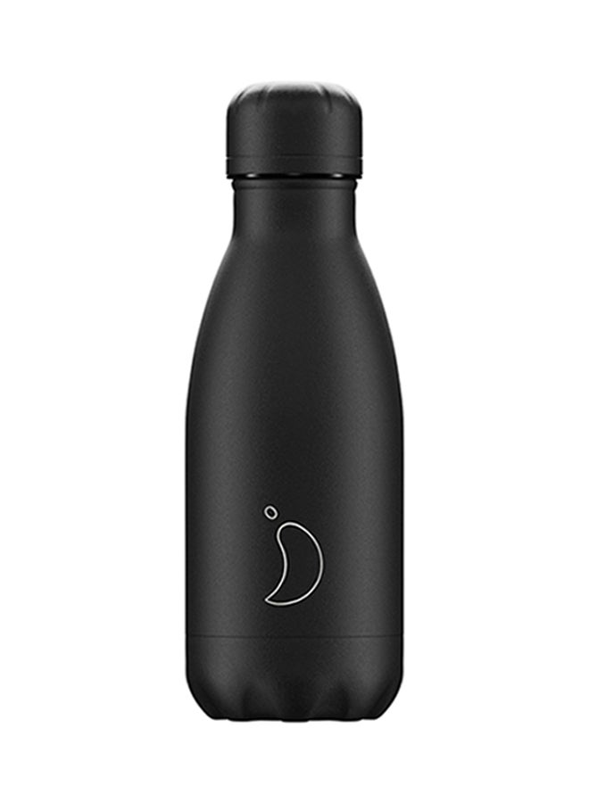 تشيليز زجاجة مياه أحادية اللون أسود