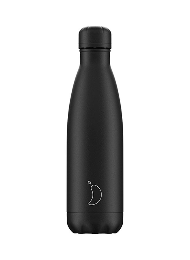 Monochrome Water Bottle Black