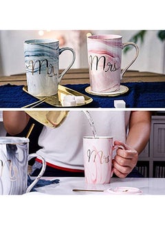 Generic Mr And Mrs Coffee Mug Set Multicolour  - Image 3