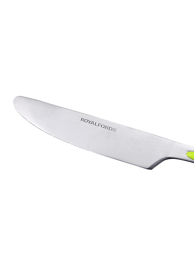 Royalford 2-Piece Tab Knife Set Silver/Green 22.5 x 2 x 1.4cm  - Image 3