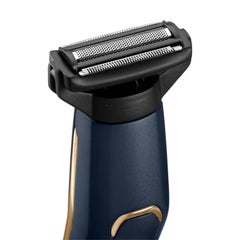 babyliss Body Groomer For Men - Versatile Body Grooming Options With Long Battery Life Three Comb Attachments Included Precise Trimming Performance And 8 Hour Charge 70 Min Run Time - BG120SDE, Navy Blue Black/Gold  - Image 3