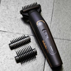 babyliss Body Groomer For Men - Versatile Body Grooming Options With Long Battery Life Three Comb Attachments Included Precise Trimming Performance And 8 Hour Charge 70 Min Run Time - BG120SDE, Navy Blue Black/Gold  - Image 2