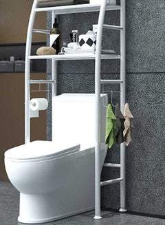 NuSense Metal Toilet Shelf White 44X166X25cm  - Image 2