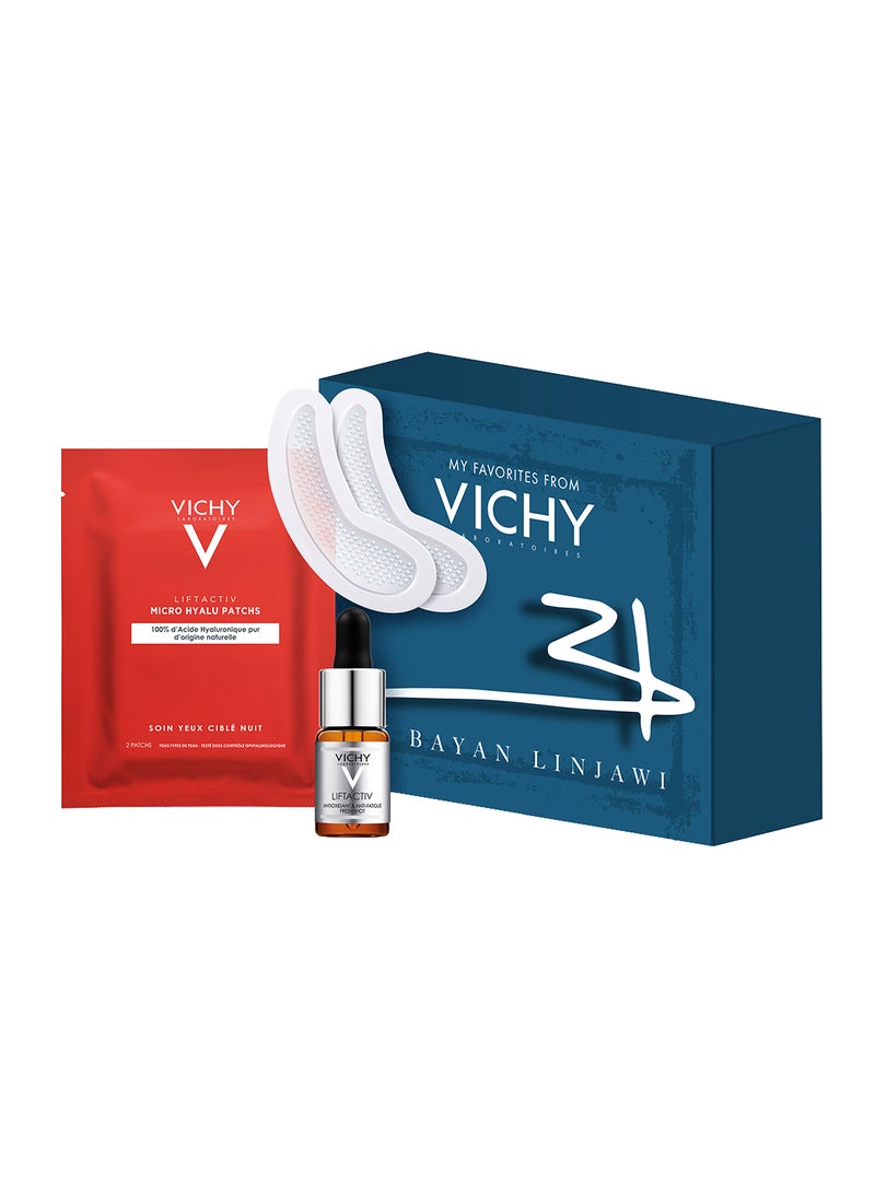 VICHY LiftActiv Vitamin C Anti Fatigue Serum With 2 LiftActiv Specialist Eye Patch  - Image 1
