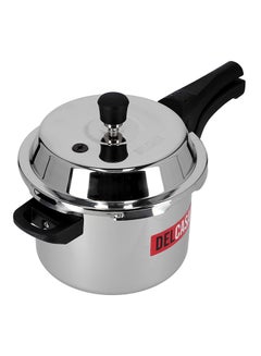 DELCASA Stainless Steel Dishwasher Safe Pressure Cooker Silver 5Liters  - Image 3
