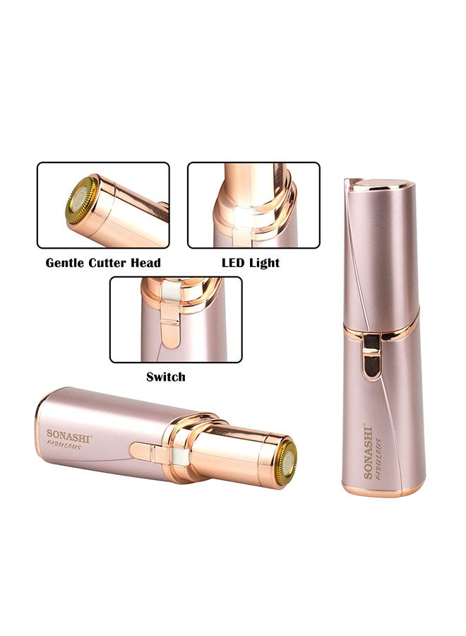 SONASHI 2-Piece Fabulous Facial And Brows Epilator Set SLD-822 + SLD-823 Bundle Rose Gold  - Image 5