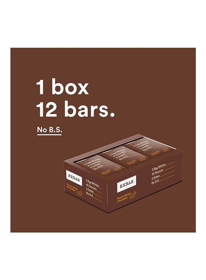 Pack Of 12 Peanut Butter Chocolate Protein Bars