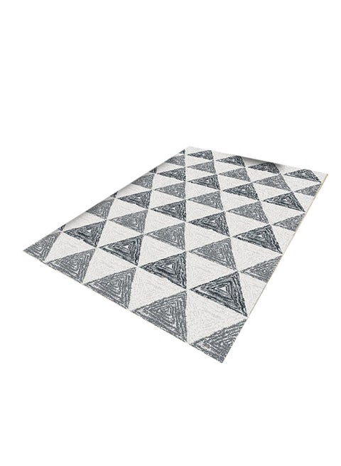 3D Geometric Pattern Rugs Fashion Modern Area Rugs Non-Slip Floor Carpet For Living Room Bedroom And Kitchen Polyester Multicolour 40X60cm