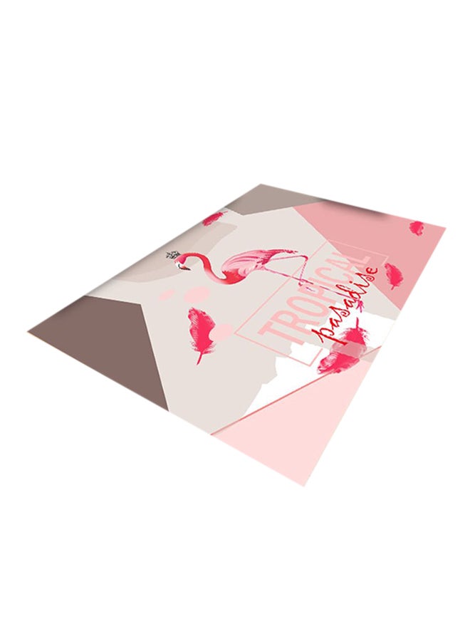 Angel city - Flamingo Tropical Paradise Living Room Carpet Multicolour 40X60cm - Image 1