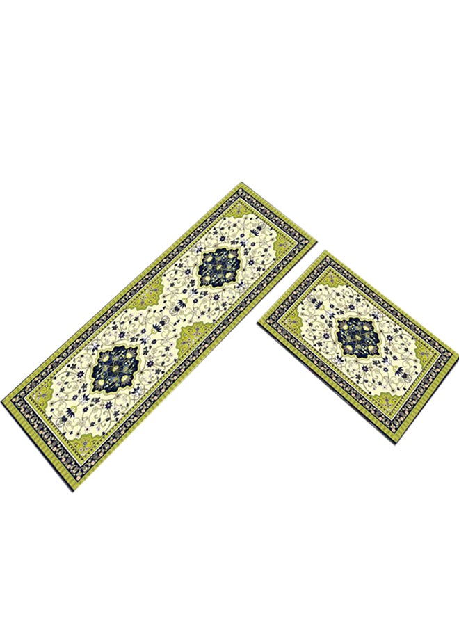 Angel city - European Style Big Flower Kitchen Floor Mat Multicolour 40X60centimeter - Image 1