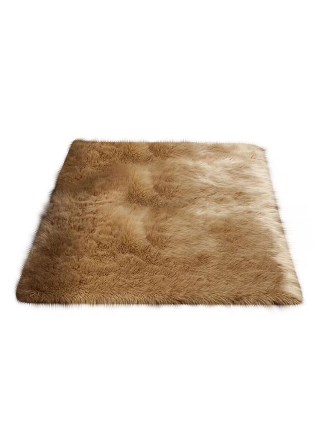Long Plush Ultra Soft Fluffy  Floor Mat Brown 