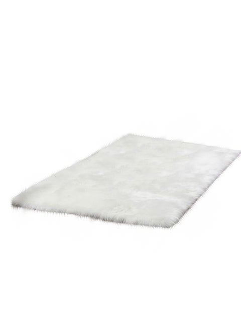 Ultra Soft Fluffy Wool Carpet White