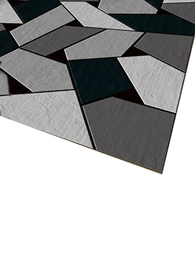 3D Geometric Pattern Living Room Carpet Multicolour 40x60cm