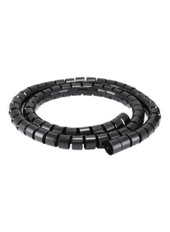 MARROWLIN Spiral Protective Home Cabling Wrap Black 