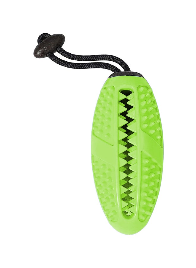 Silicone Dog Chew Toy Green 14.7cm - Image 1