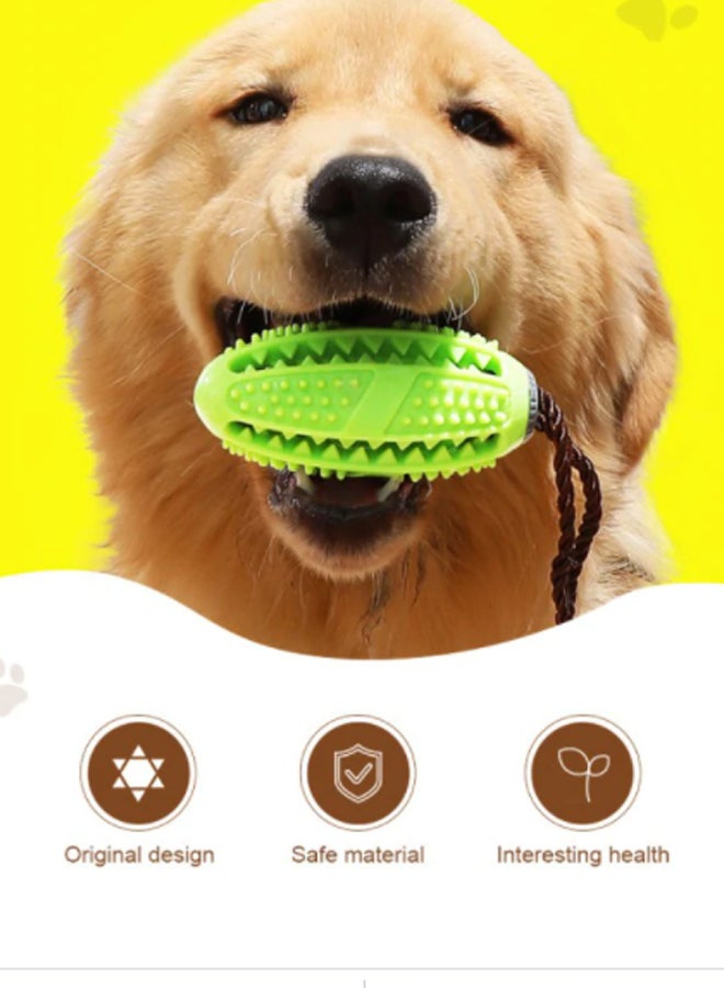 Silicone Dog Chew Toy Green 14.7cm - Image 3