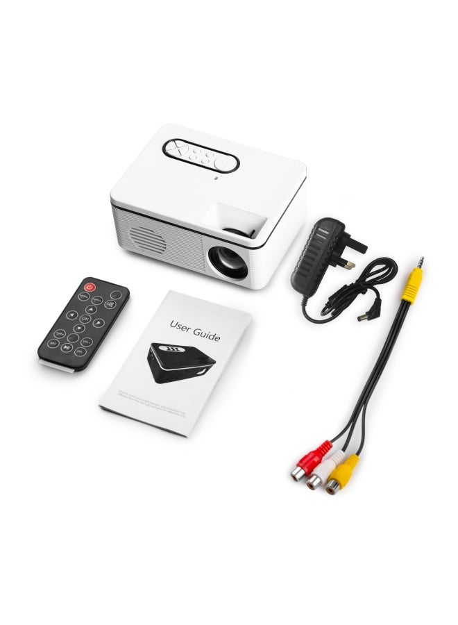 أيبيسي جهاز بروجيكتور LED محمول بشدة سطوع 600 لومن OS3937W-UK أبيض - Image 4