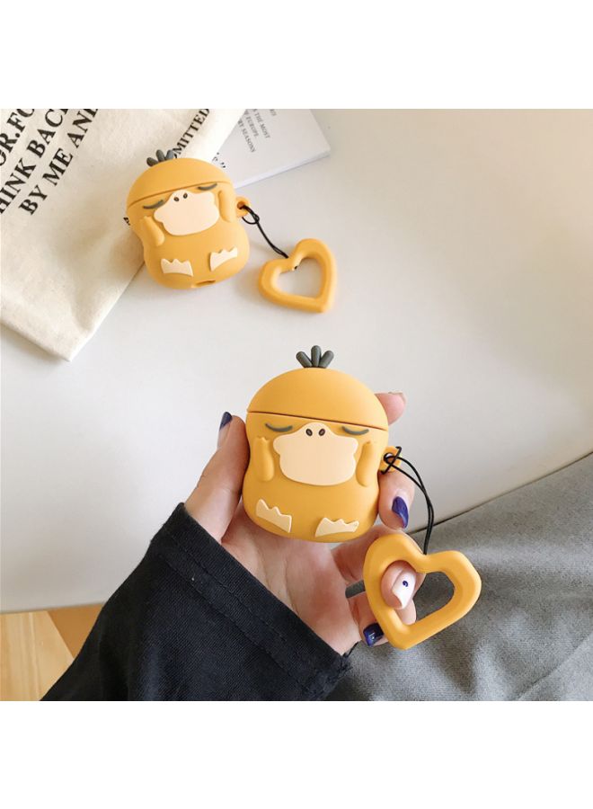 Beauenty Cartoon Themed Protective Case Cover For Apple AirPods 1/2 Yellow/Beige/Black - Image 3