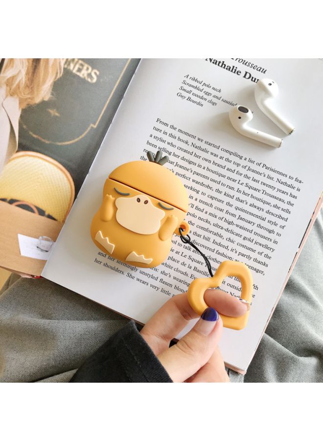 Beauenty Cartoon Themed Protective Case Cover For Apple AirPods 1/2 Yellow/Beige/Black - Image 2