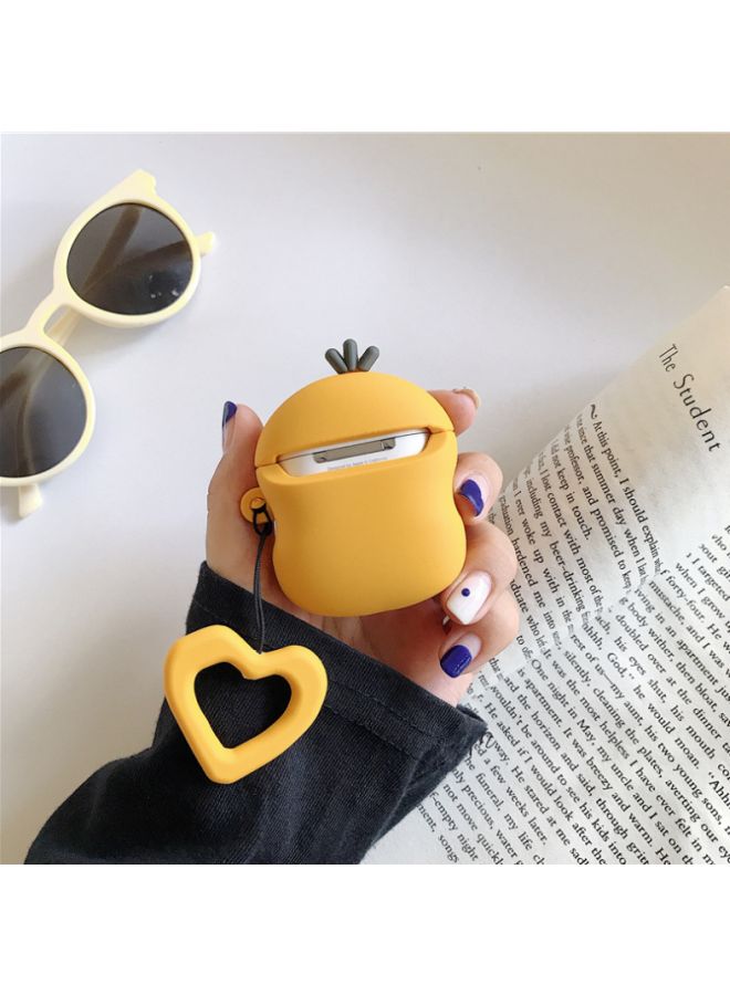 Beauenty Cartoon Themed Protective Case Cover For Apple AirPods 1/2 Yellow/Beige/Black - Image 5