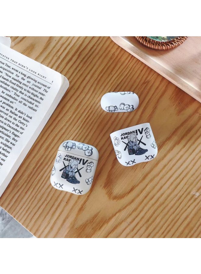 Beauenty Chao Themed Protective Case Cover For Apple AirPods 1/2 Black/White - Image 3