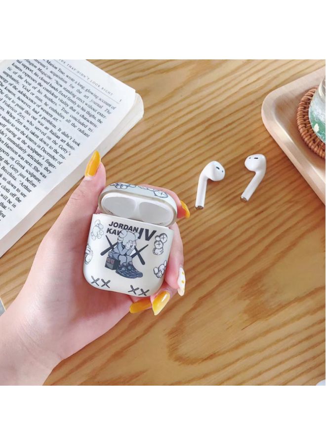 Beauenty Chao Themed Protective Case Cover For Apple AirPods 1/2 Black/White - Image 5