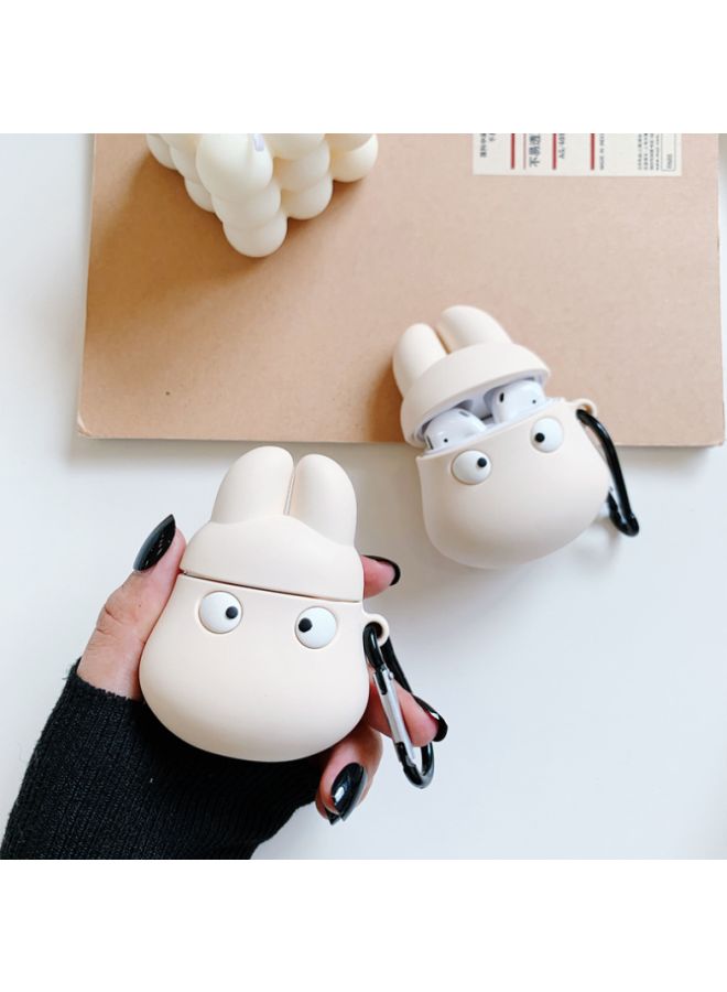 Beauenty Smart Cartoon Themed Protective Case Cover For Apple AirPods 1/2 White/Black  - Image 5