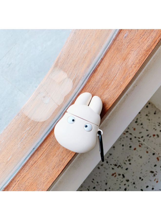 Beauenty Smart Cartoon Themed Protective Case Cover For Apple AirPods 1/2 White/Black  - Image 4