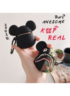 Beauenty Camouflage Themed Protective Case Cover For Apple AirPods Pro Red/Black/Green  - Image 2