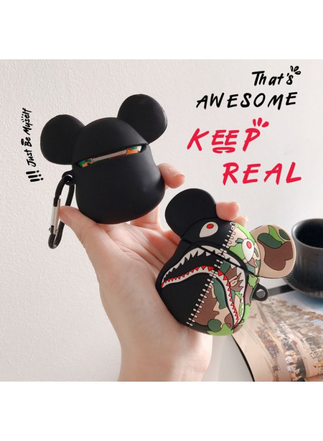 Beauenty Camouflage Themed Protective Case Cover For Apple AirPods Pro Red/Black/Green  - Image 2
