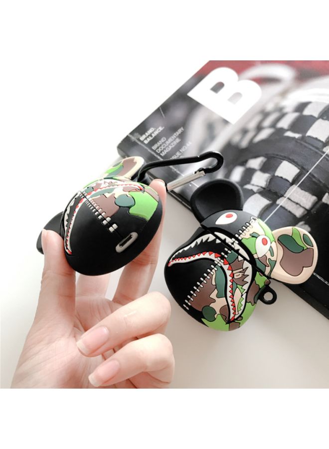 Beauenty Camouflage Themed Protective Case Cover For Apple AirPods Pro Red/Black/Green  - Image 4