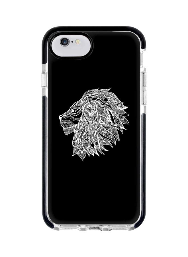 Stylizedd - Impact Pro Lion Abstract Printed Case Cover For Apple iPhone 6s/6 Black/White - Image 1