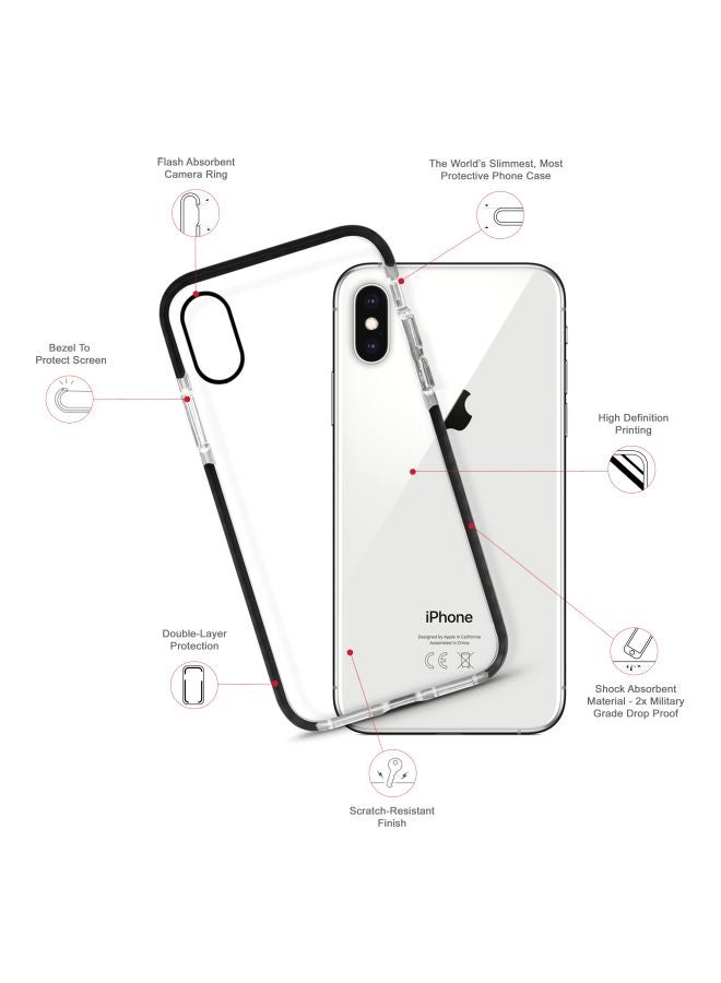 Stylizedd Impact Pro I Want My M TV Printed Case Cover For Apple iPhone XS Max Clear/Yellow/Red  - Image 2
