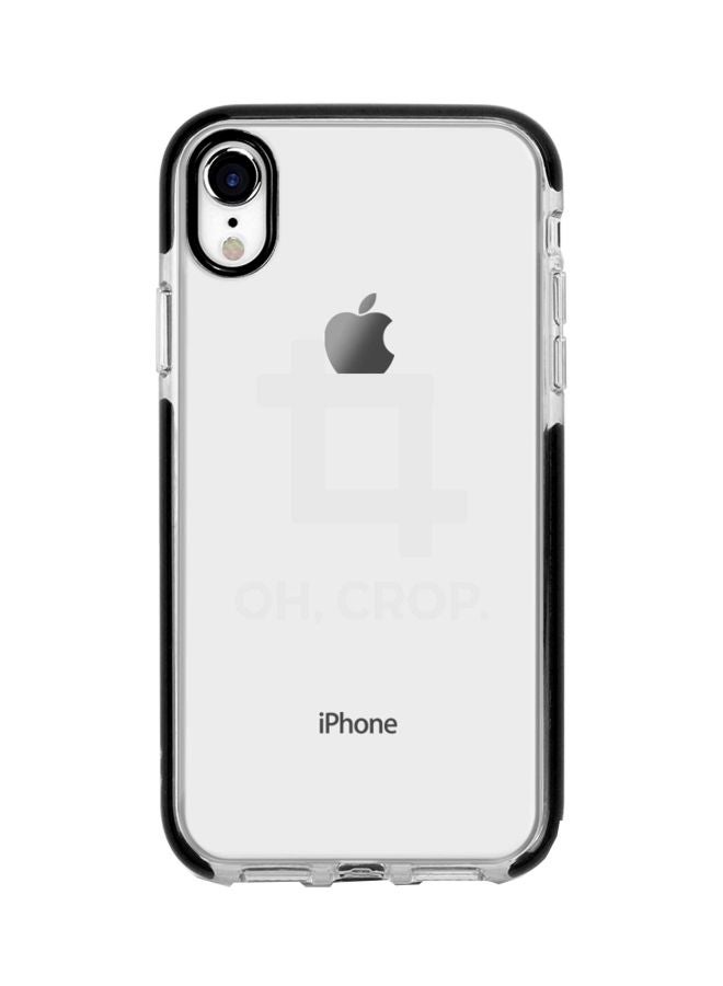 Stylizedd Impact Pro Series Oh Crop Printed Case Cover For Apple iPhone XR Clear/White - Image 1