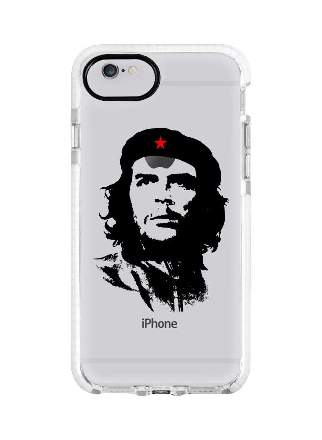 ستايلايزد غطاء حماية واقٍ بطبعة صورة تشي جيفارا لهاتف أبل آيفون 6S بلس/6 بلس شفاف/ أسود - Image 1
