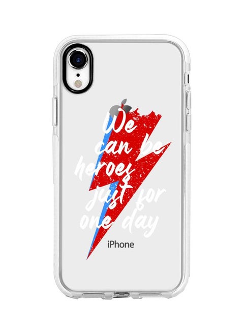 Impact Pro Series We Can Be Heros Printed Case Cover For Apple iPhone XR Clear/Red/Blue