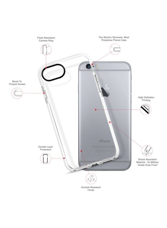 ستايلايزد غطاء حماية واقٍ بطبعة صورة تشي جيفارا لهاتف أبل آيفون 6S بلس/6 بلس شفاف/ أسود - Image 2