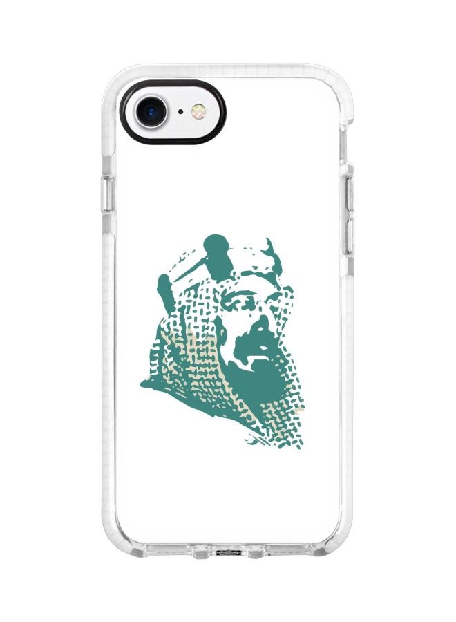 Stylizedd Impact Pro Series Al Saud Printed Case Cover For Apple iPhone 7 White/Green - Image 1