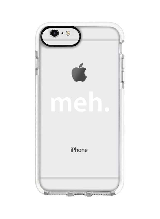 Stylizedd Impact Pro Series Meh Printed Case Cover For Apple iPhone 6s Plus/6 Plus Clear/White - Image 1