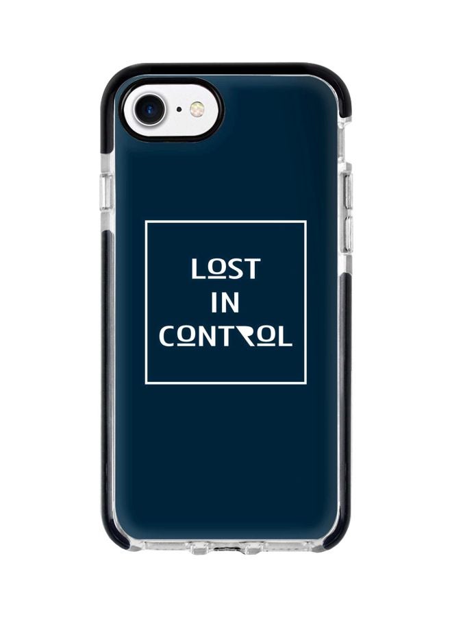 Stylizedd Impact Pro Series Lost In Control Printed Protective Case Cover For Apple iPhone 7 Blue/White - Image 1