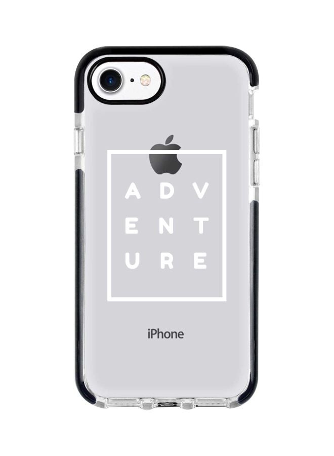 Stylizedd Impact Pro Series Adventure Printed Back Case For Apple iPhone 8 Clear/Black/White - Image 1