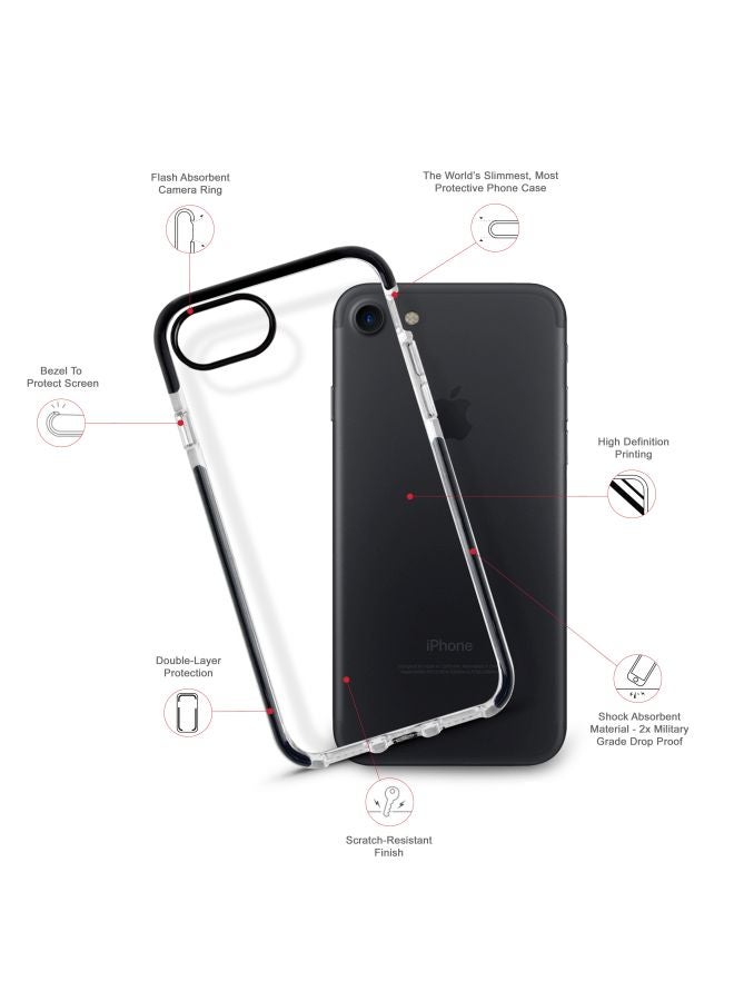 Stylizedd Impact Pro Series Wanderlust Printed Back Case For Apple iPhone 8 Purple/White - Image 2