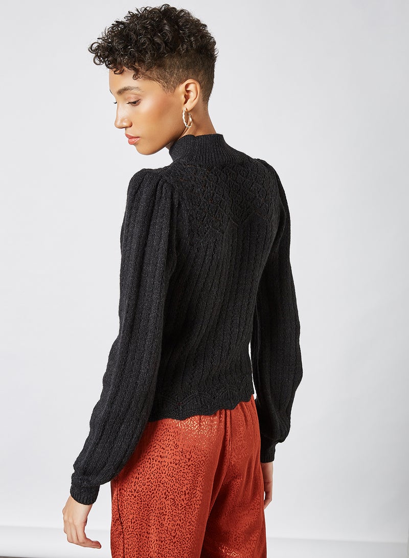 trendyol - High Neck Sweater Black - Image 1