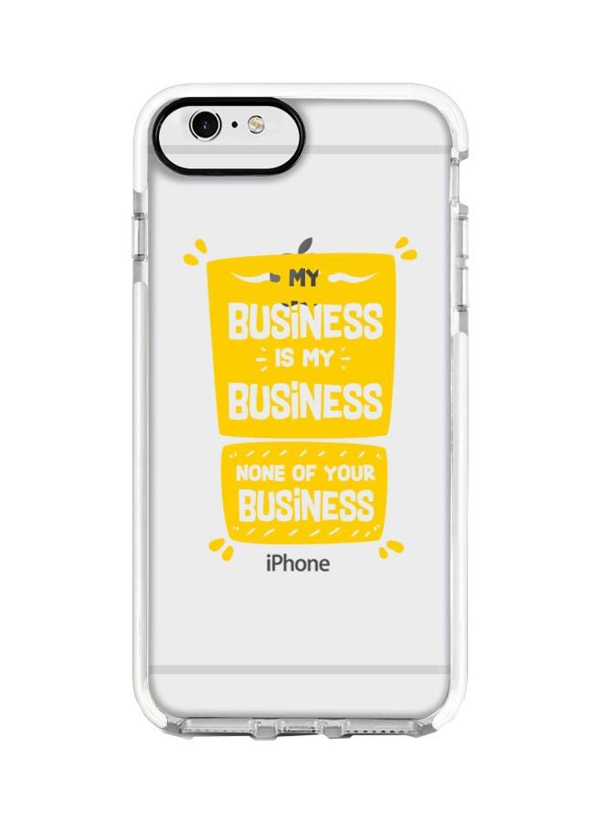 Stylizedd Impact Pro Series My Business Printed Apple iPhone 6s Plus/6 Plus Clear/Yellow/Black - Image 1