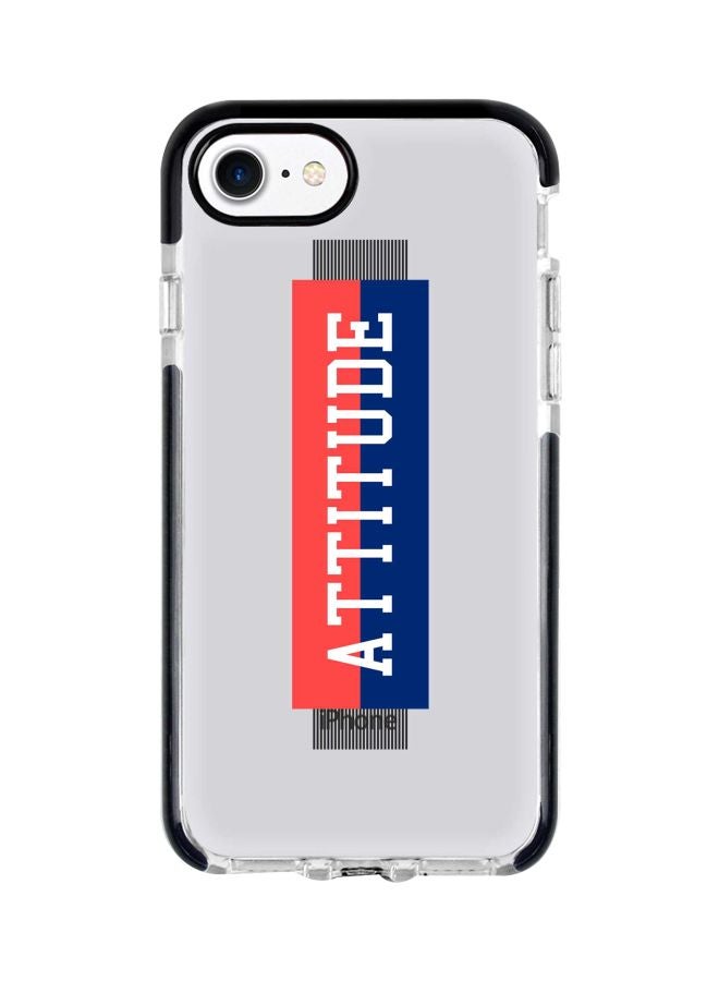 Stylizedd Impact Pro Series Attitude Printed Case Cover For Apple iPhone 7 Clear/Red/Blue - Image 1