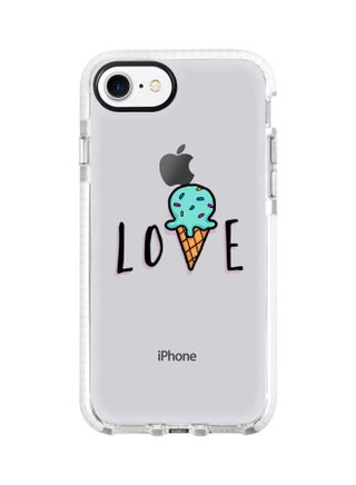 Impact Pro Series Love Ice Cream Cone Printed Case Cover For Apple iPhone 8 Clear/Black/Yellow - v1600269817/N40431724A_1